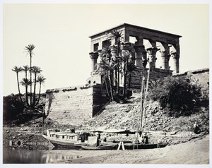 Traianus kioszkja, Philae, Egyiptom, 1858